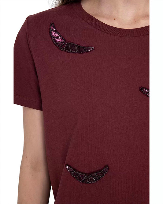 Zadig & Voltaire - Alys Embroidery Wings T-Shirt