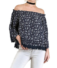 Umgee - Off The Shoulder Floral Top
