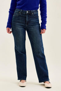 Judy Blue - Mid Rise Petite Jeans With Tummy Control