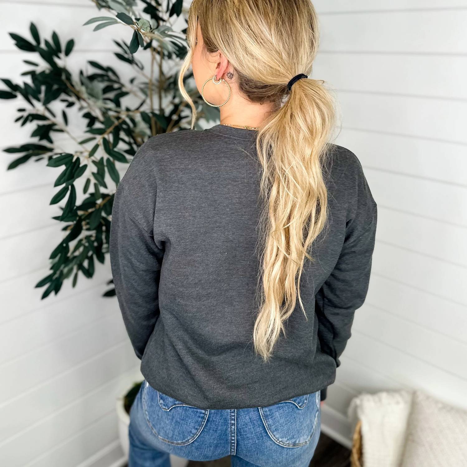 Southern Bliss - Tailgate Social Club Long Sleeve Graphic Crewneck Sweatshirt