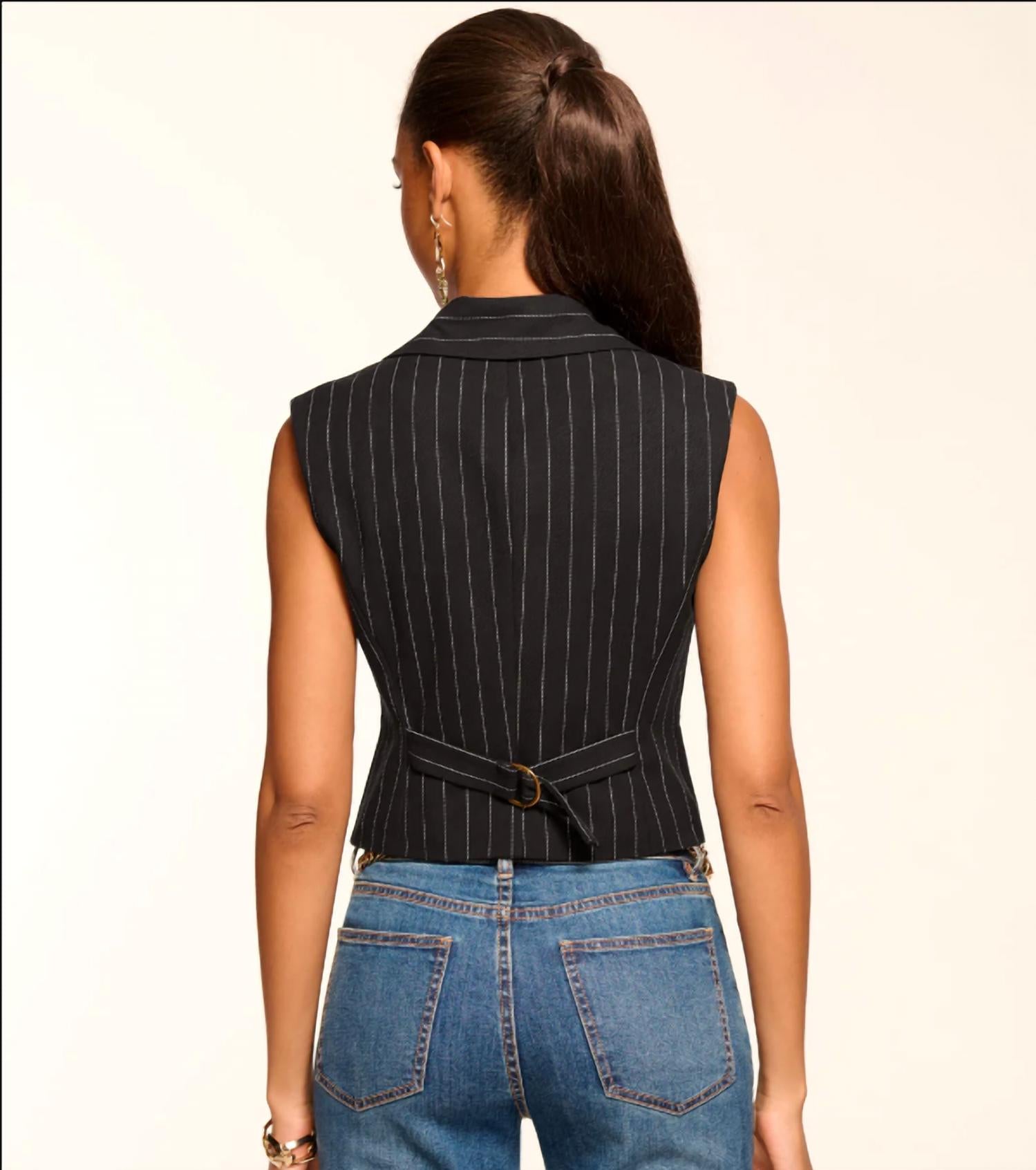 Ramy Brook - Danna Pinstripe Vest