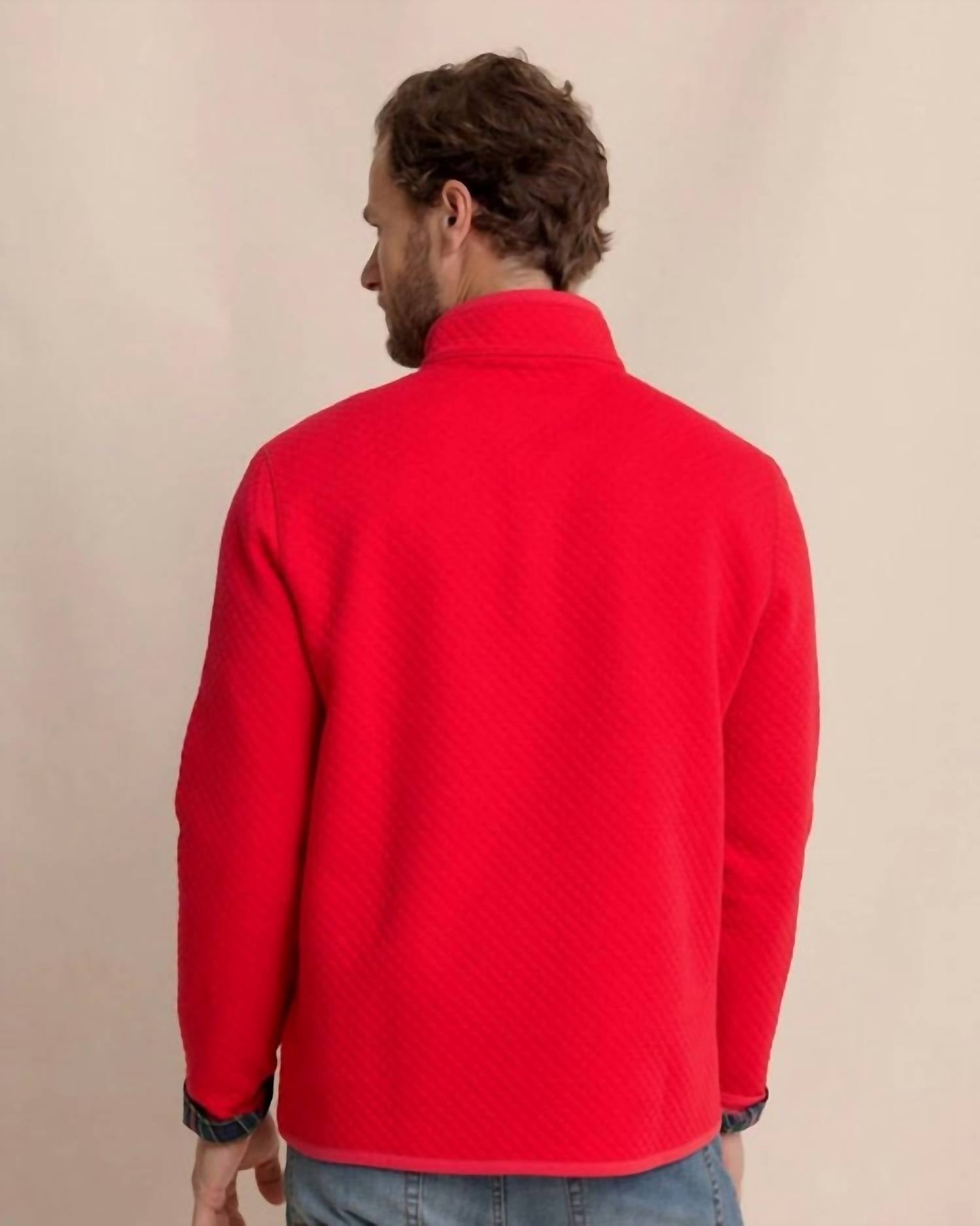 Southern Tide - Oak Island Reversible Quarter Zip Top