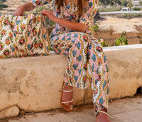 Pink City Prints - Gabi Floral Trousers