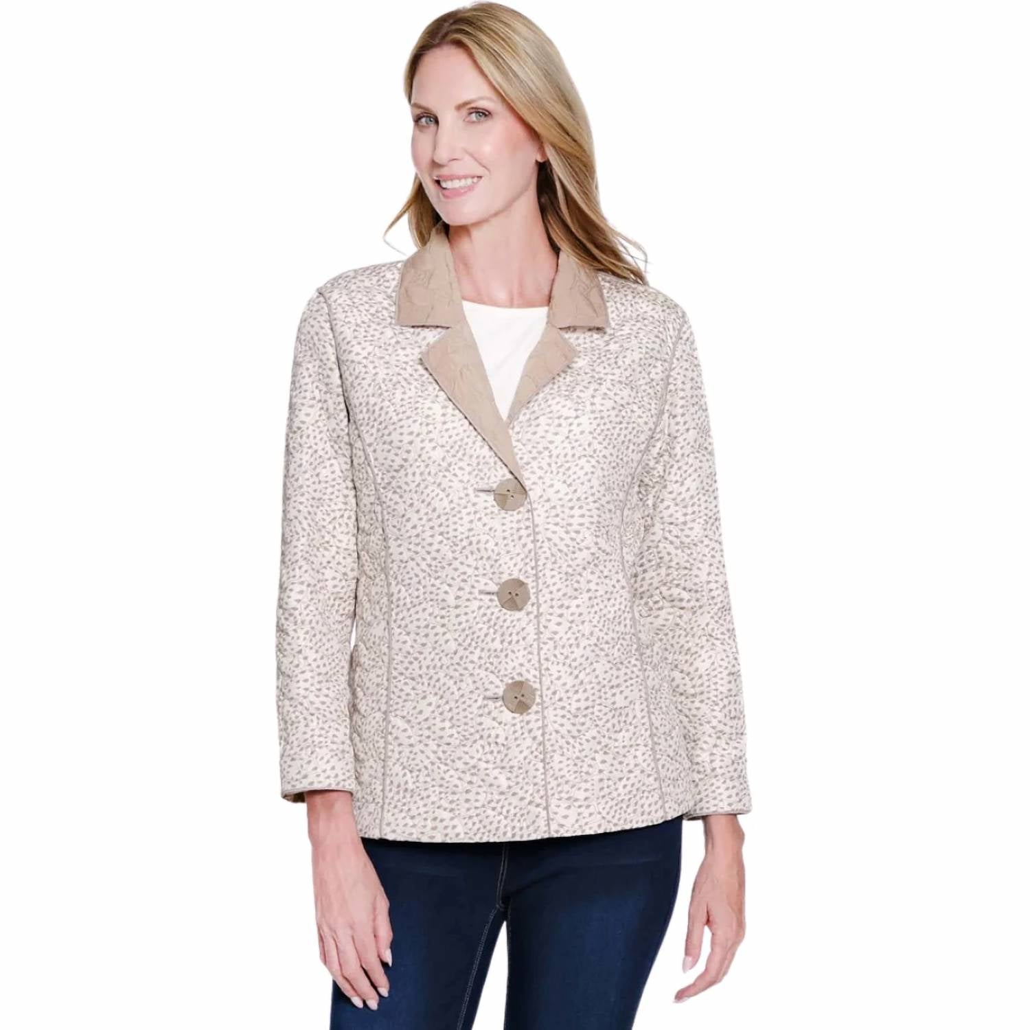 Multiples - Reversible Quilted Jacket