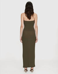 Christopher Esber - Slashed Knit Sunray Strapless Dress