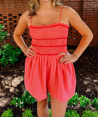 Lilbelle By Lilbelle - Harbour Gingham Romper