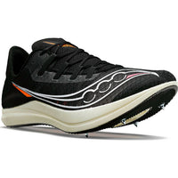 SAUCONY Women's Terminal Vt Spike Shoes in black vizi - women's shoe - alternate view