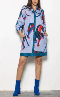 Maude Vivante - Cheetah Mirage Ava Dress