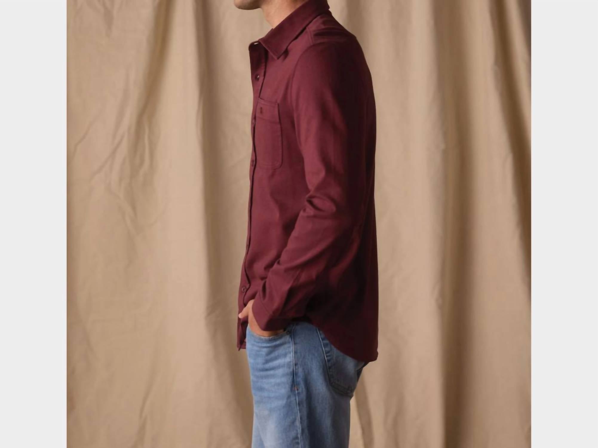 The Normal Brand - Lennox Jersey Button Up