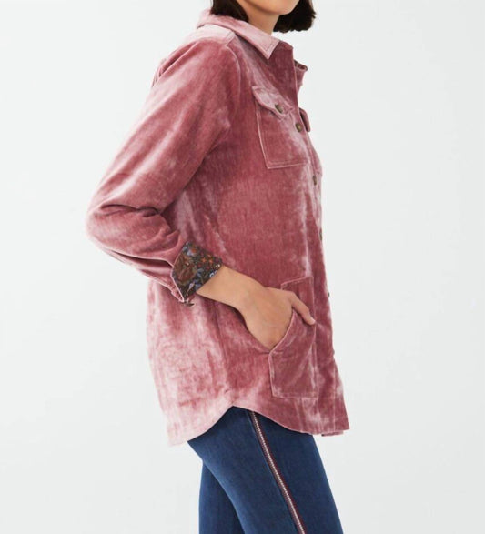 Fdj - LONG SLEEVE VELVET SHACKET