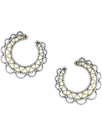 Montana Silversmiths - Women's Western Lace Hoop Post Earrings