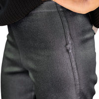 Frank & Eileen Westport Illusion Pant in platinum glitter - women's pants - view 4