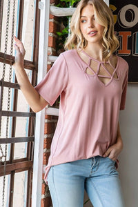 Heimish Usa - Crisscross Solid Top