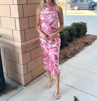 DRESS FORUM Azalea Dress in pink flamingo - women's dress