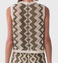 Rd International - Crochet Button Vest