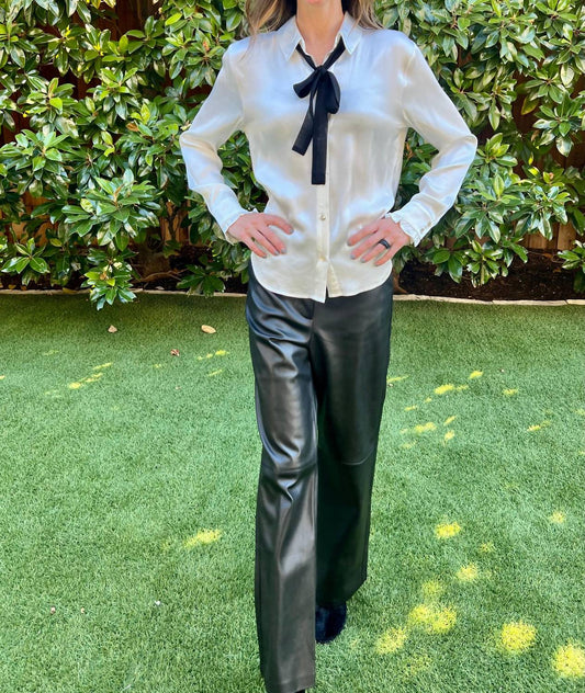 Withblack - Zoe Bow Shirt