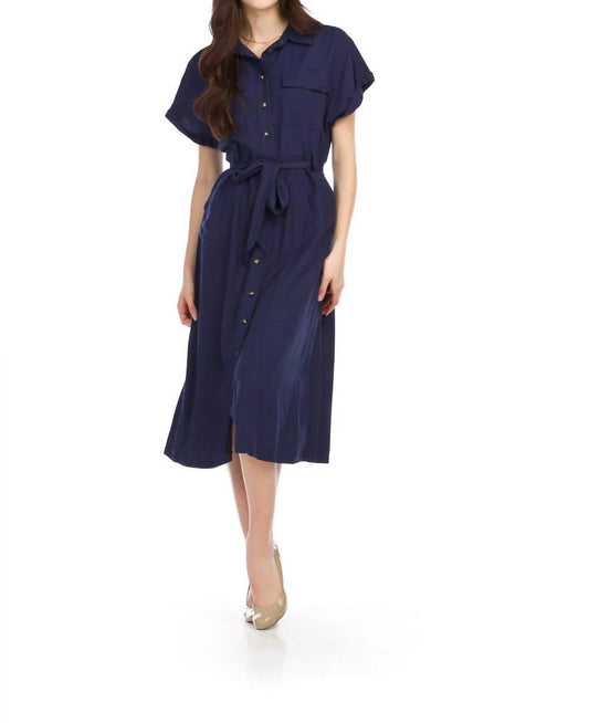 Papillon - Callie Mid-Length Utility Shirtdress