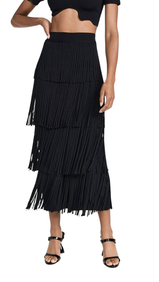 Simon Miller - ZA ZA KNIT FRINGE SKIRT