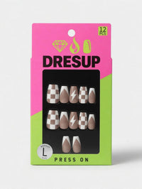 Dresup - Women's Custom Zap & Checker Nails