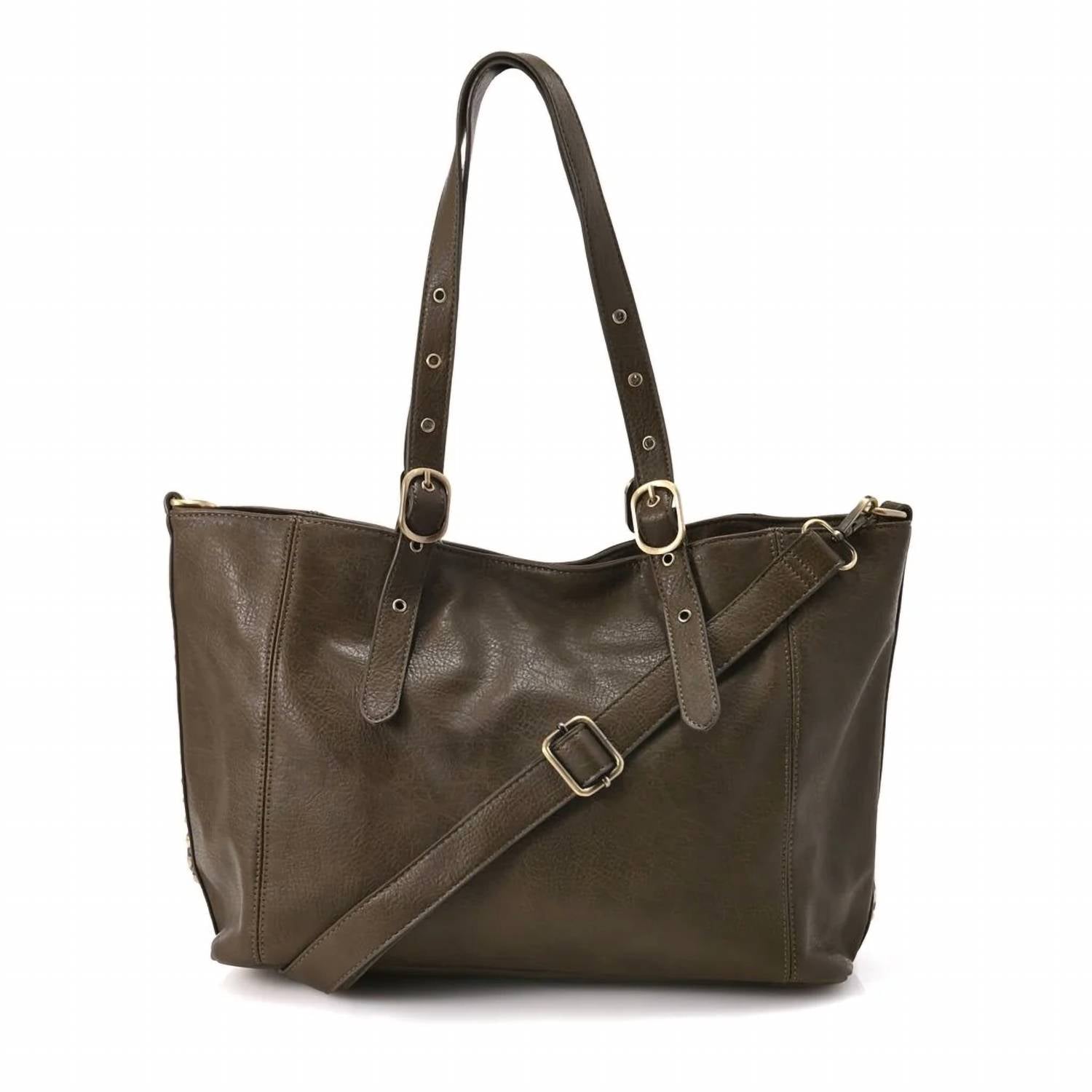 Joy Susan - Women's Shelby Faux Leather Studded Tote Bag
