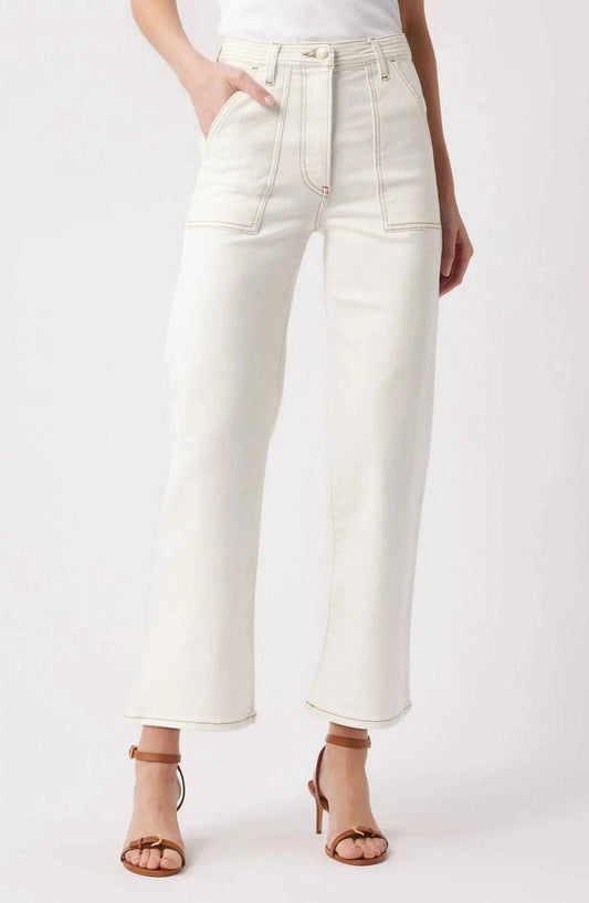 Frame - Trapunto Straight Jeans