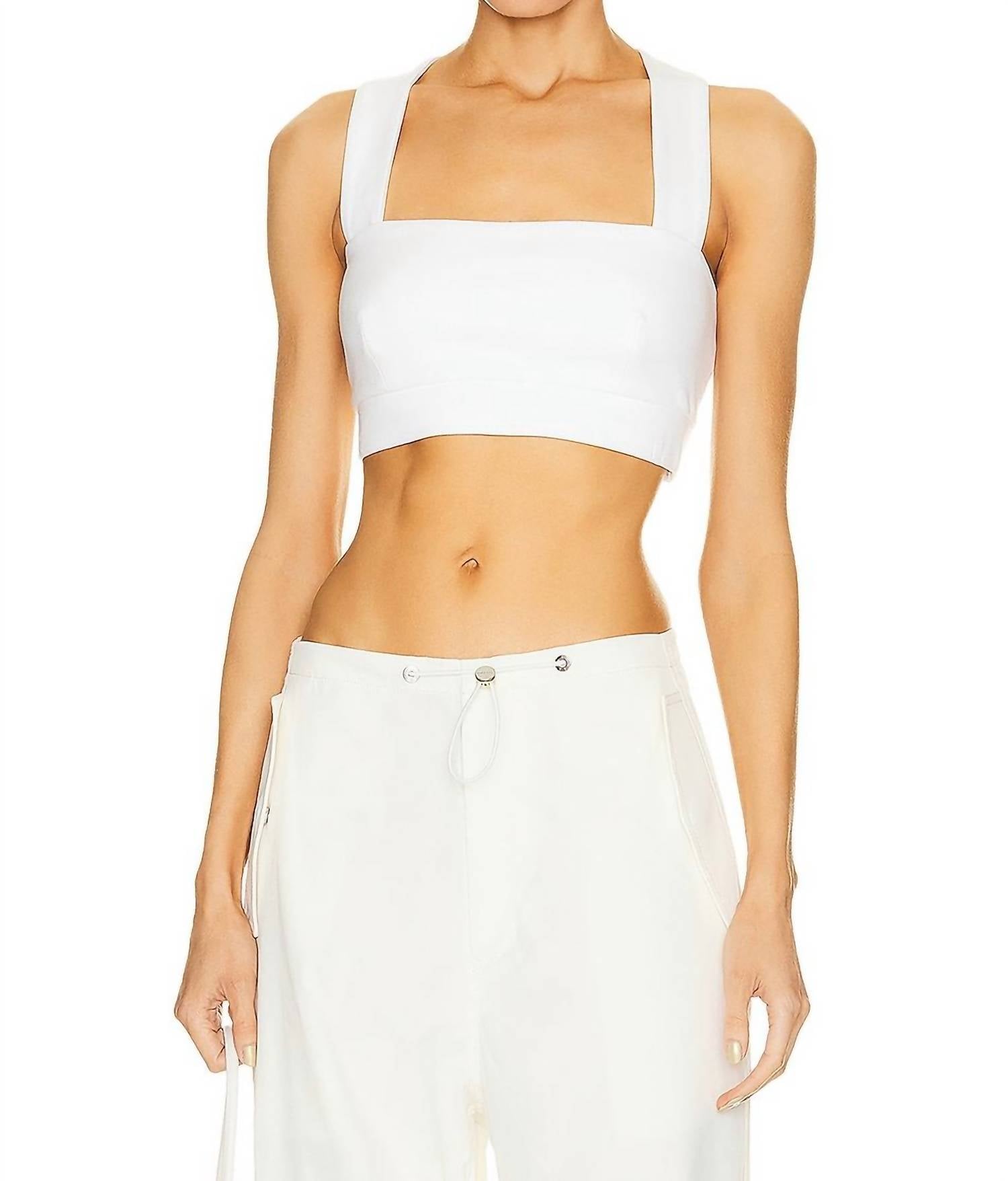 Rosetta Getty - Cross Back Bra Top
