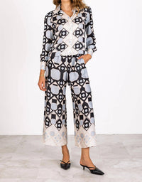 Lavender Brown - Aiya Cropped Pants