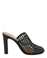 Salvatore Ferragamo Women's Ellas X5 Caged Mules in black - women's heels