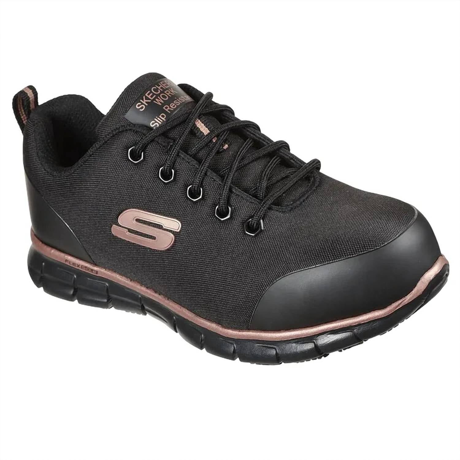 Skechers - Women's Sure Track - Chiton Alloy Toe Work Shoe