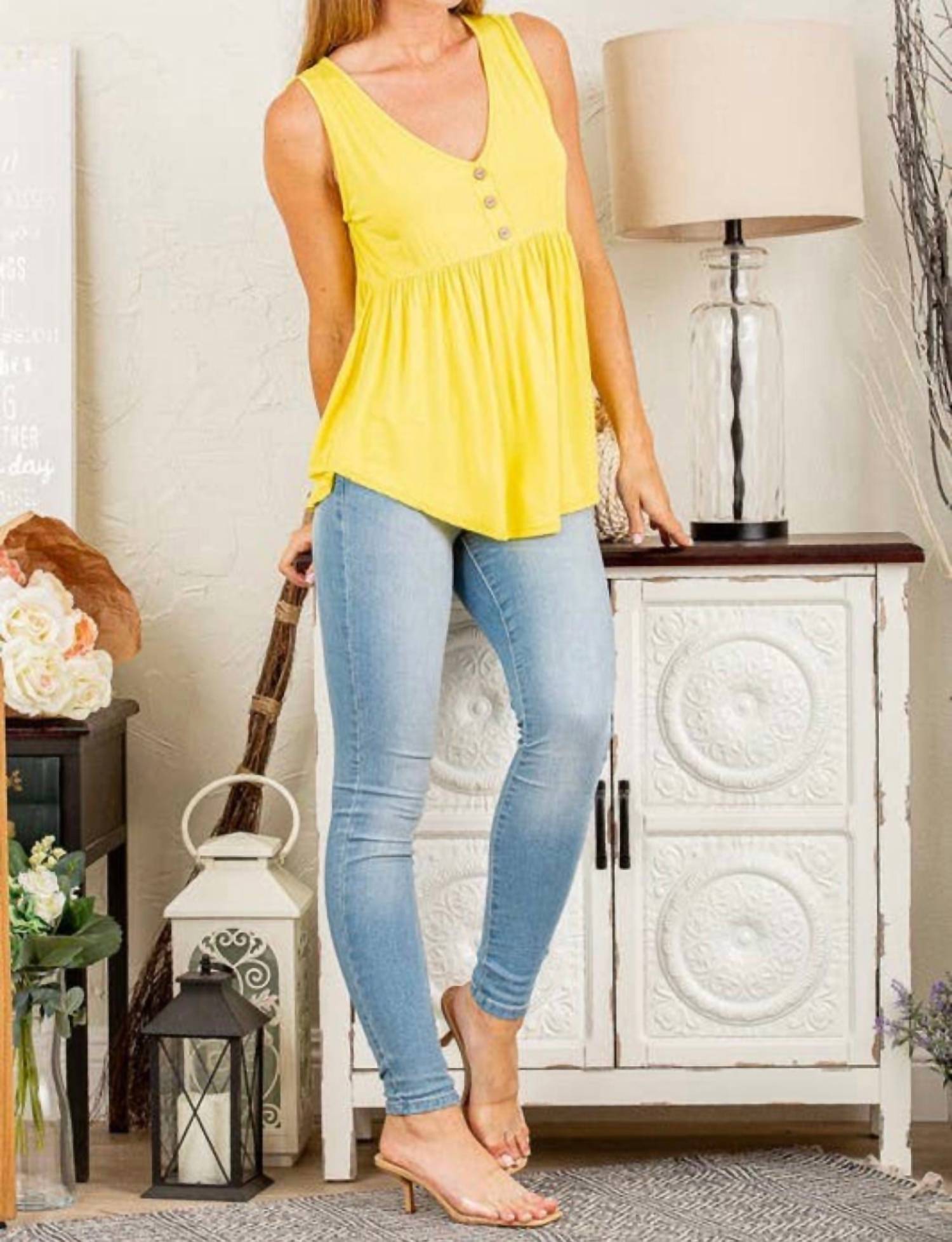 Heimish Usa - Babydoll Tank Top
