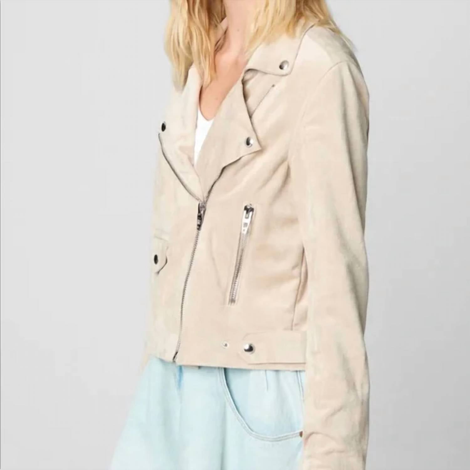 Blanknyc - Faux Suede Moto Jacket