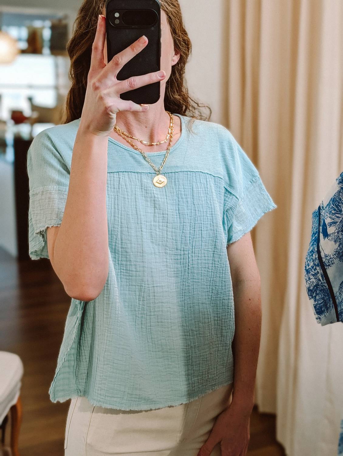 Hello Nite - Shay Gauze Top