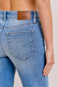 Hidden - Ella Cropped Wide Straight Jeans