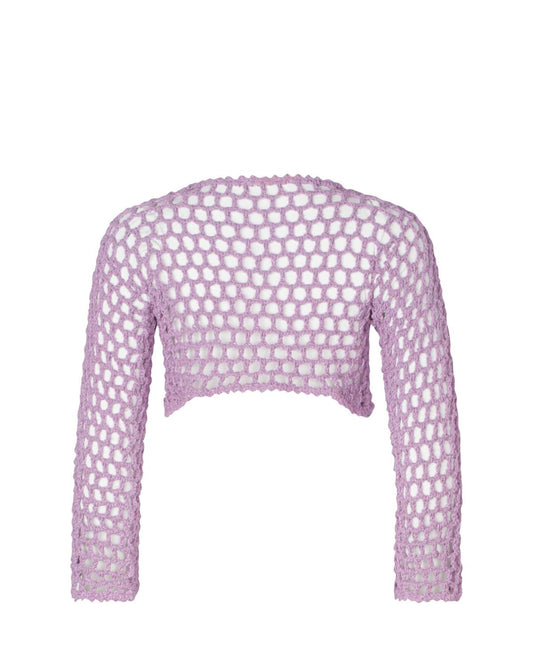 Soah - Women's Ane Crochet Crop Top