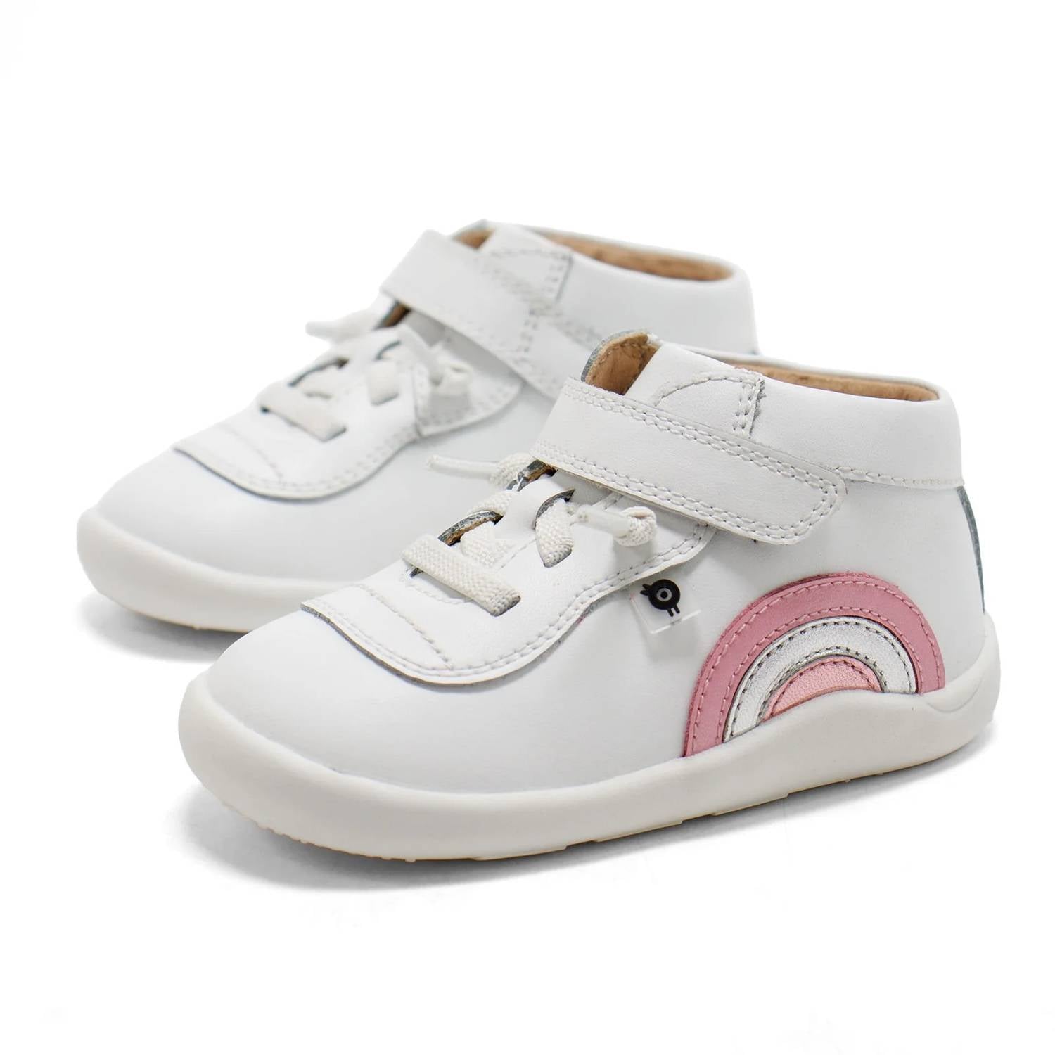 Oldsoles - Toddler's Sun Bright Leather Sneakers