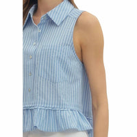 Entro - Yacht Club Ruffle Tank Top