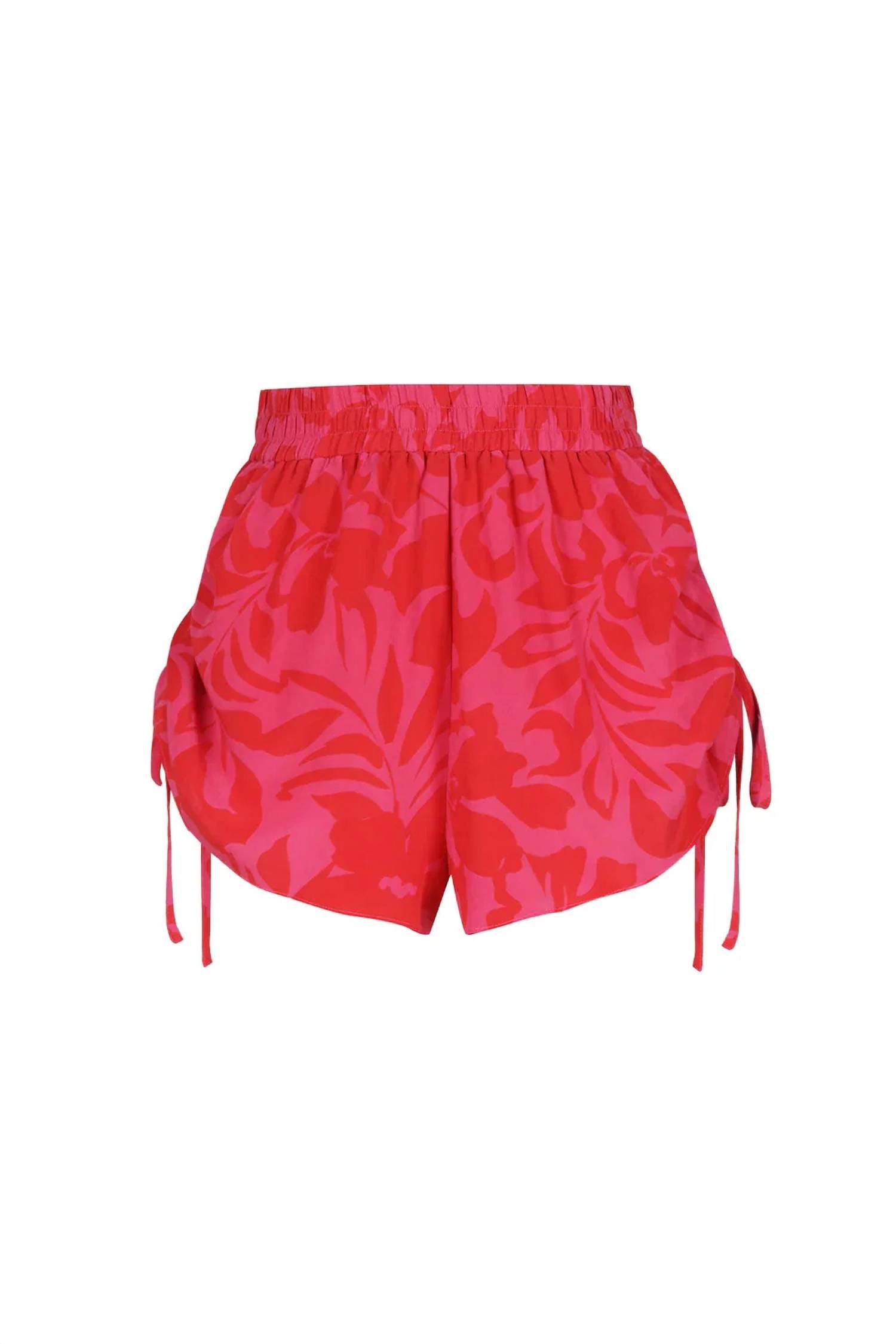 Shona Joy - Portea Silk Side Ruched Short
