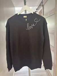 Oat Collective - Women's Love Heart Sweatshirt