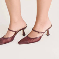 Dolce Vita Women's Loyd Heels in burgundy - women's heels - alternate view