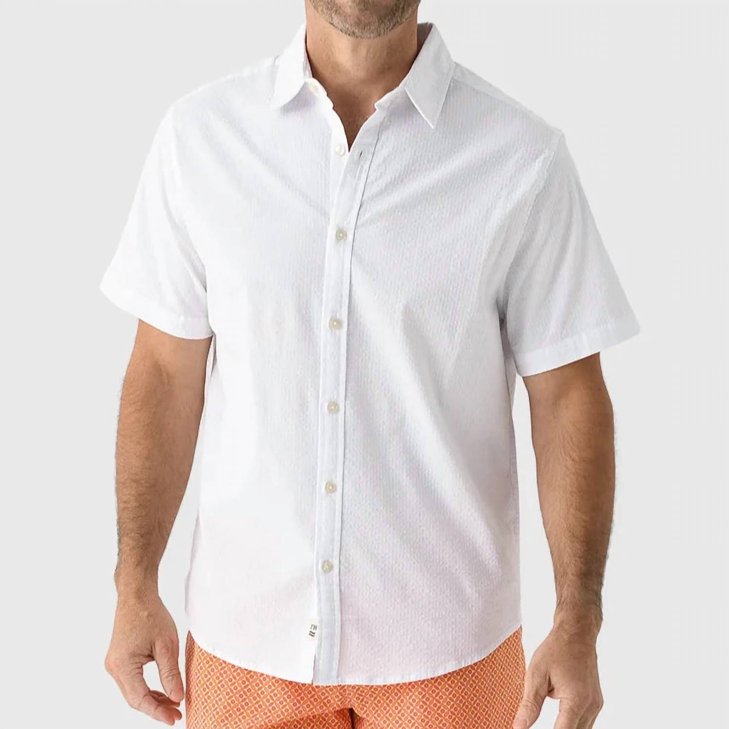Fair Harbor - SEERSUCKER BUTTON UP SHIRT