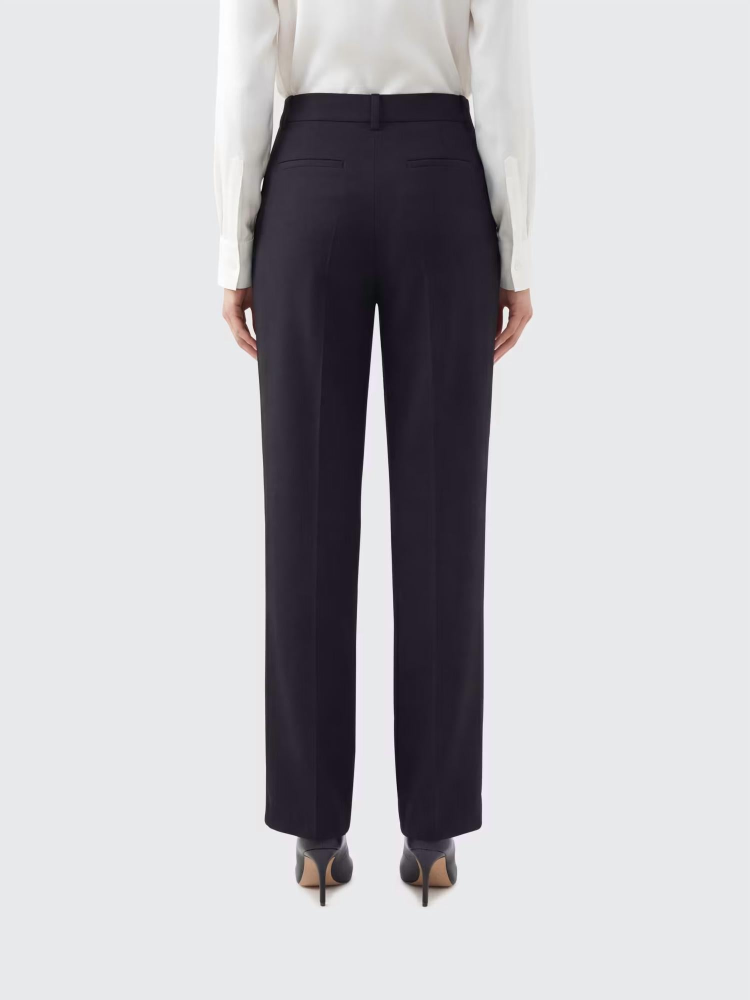 Victoria Beckham - Virgin Wool Blend Tailored Trousers