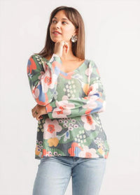 Papillon - Floral Lightweight Sweater