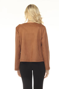Joseph Ribkoff - Scuba Suede Long Sleeve Jacket