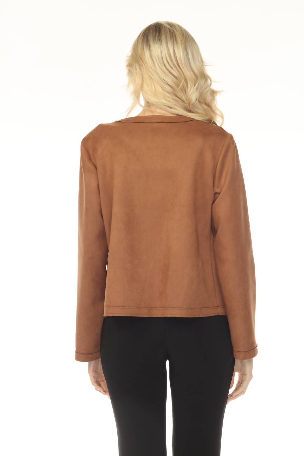 Joseph Ribkoff - Scuba Suede Long Sleeve Jacket