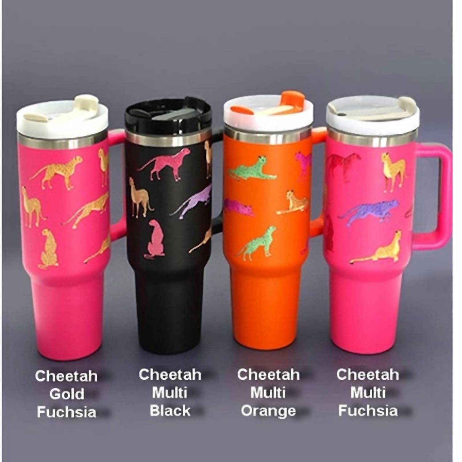 Wall To Wall - Cheetah Print 40 Oz Stainless Steel Insulated Tumbler
