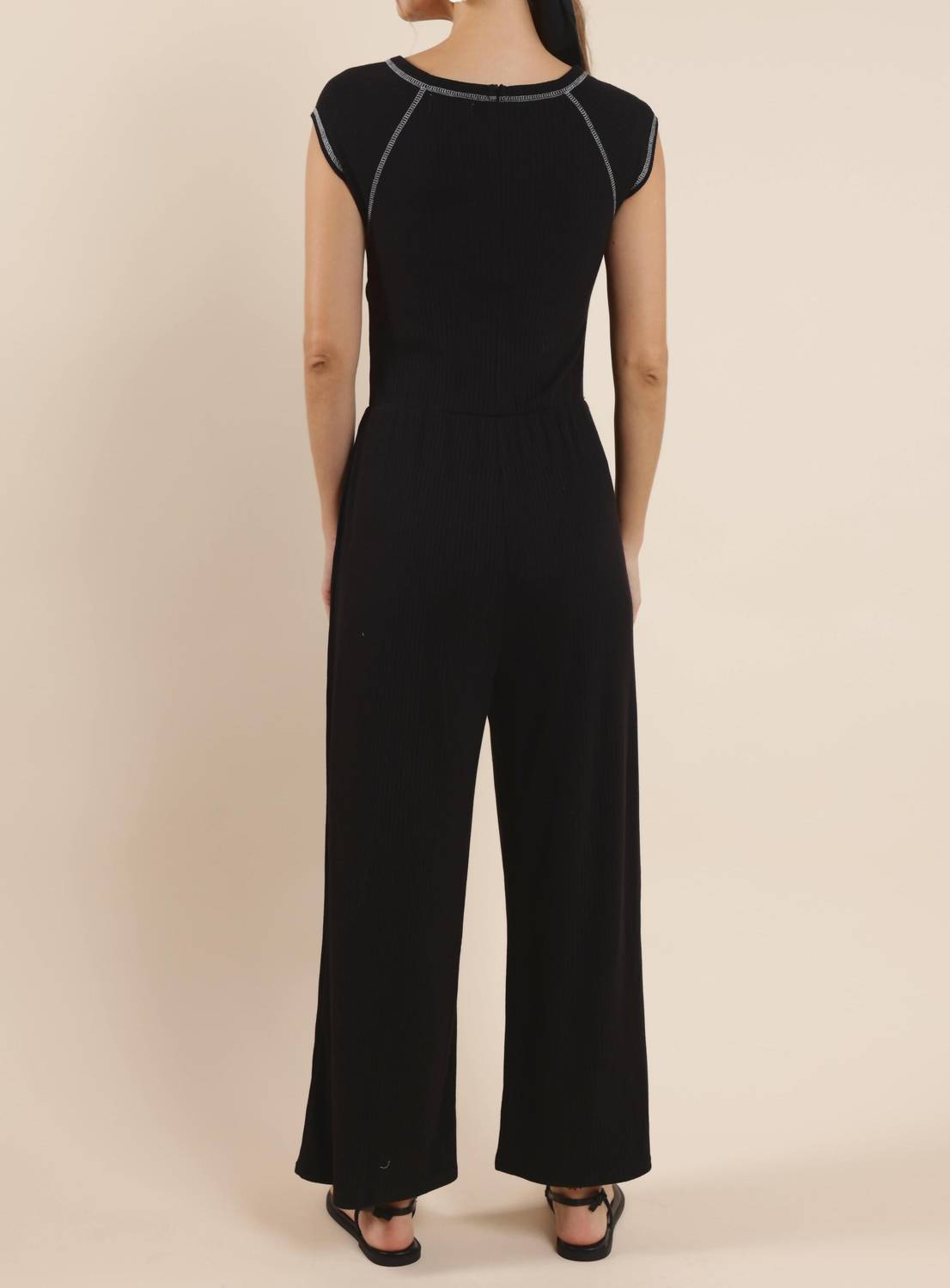 Sage The Label - OUT OF OFFICE WAIST TIE JUMPSUIT