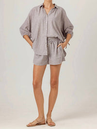 Sundays - Stripe Penny Pull-on Shorts