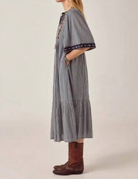 Maison Hotel - Gingham Bloom Dress