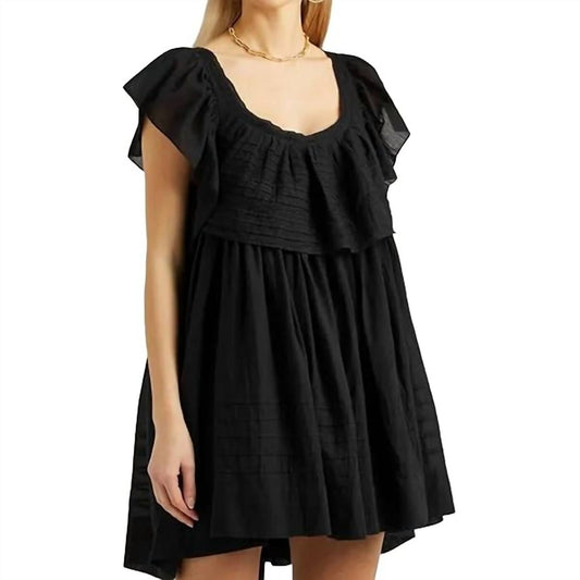 Free People - Hailey Ruffle Babydoll Mini Dress