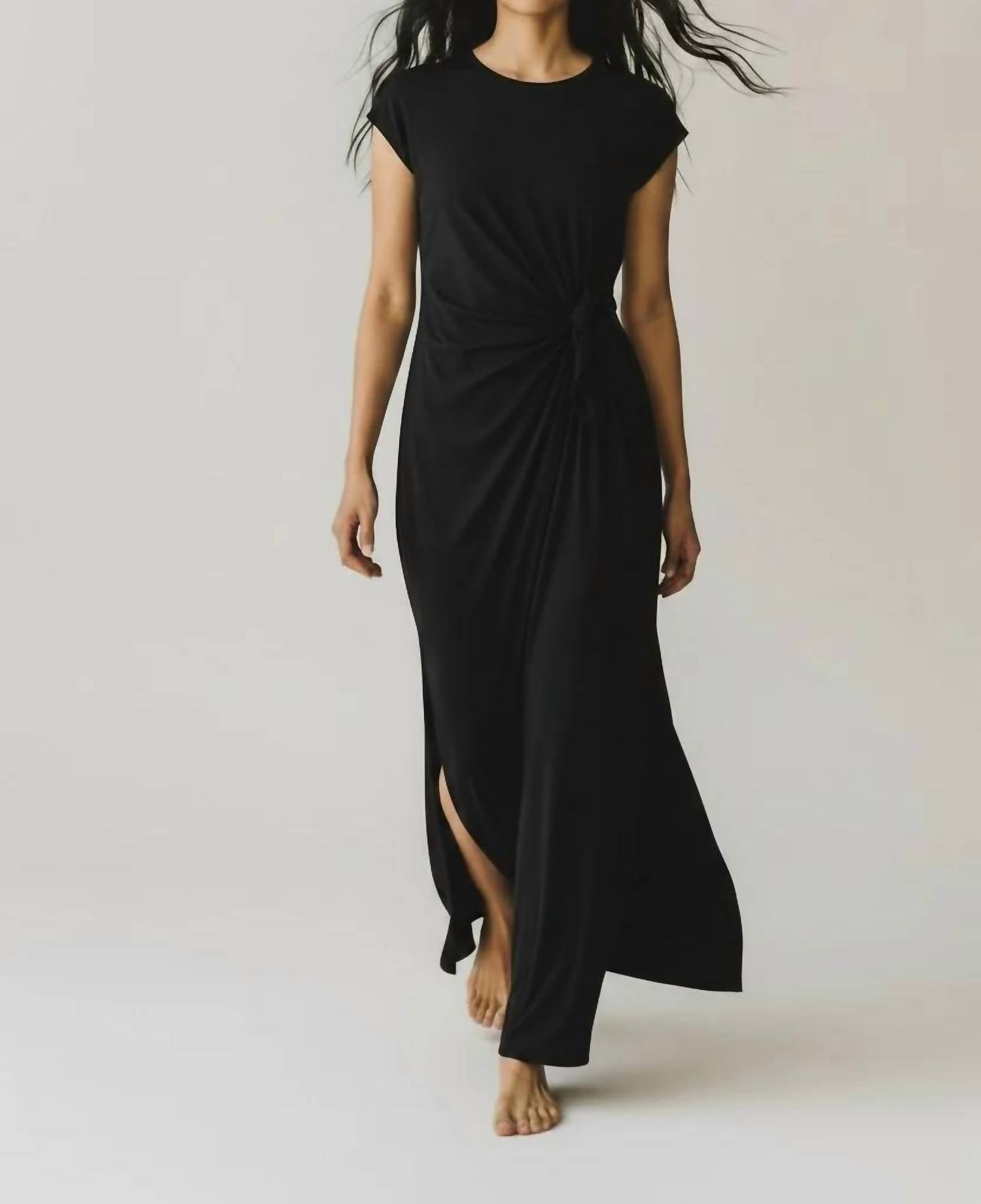 Dex - Side Tie Midi Dress